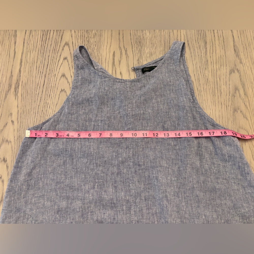 Denim Shift Dress Size L - Picture 5 of 7